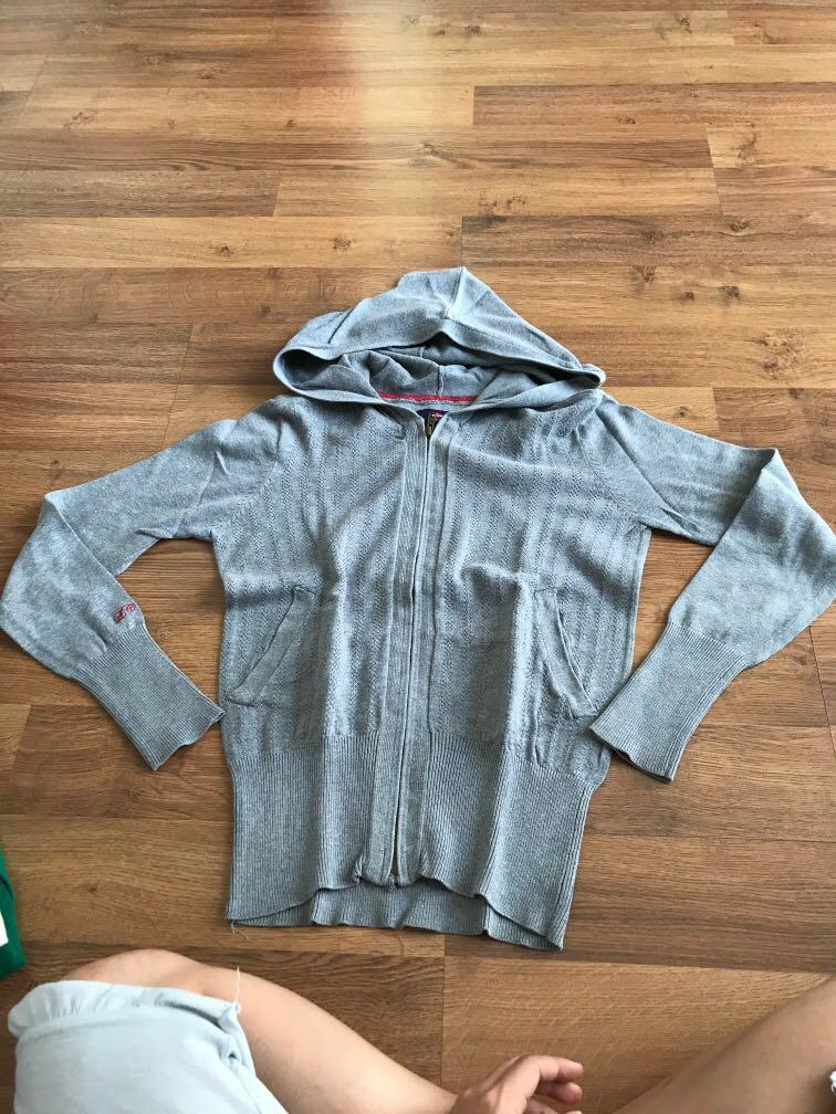 lee cooper grey hoodie