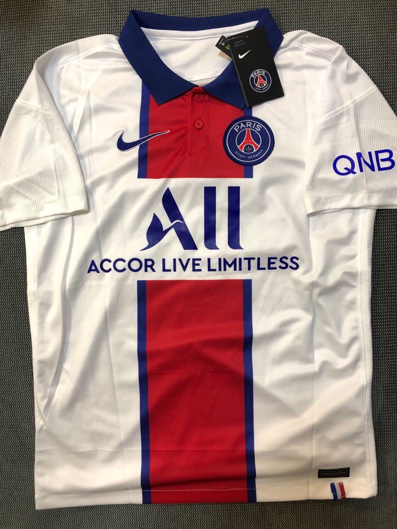 Psg 2020 21 Away Jersey Sports Sports Apparel On Carousell