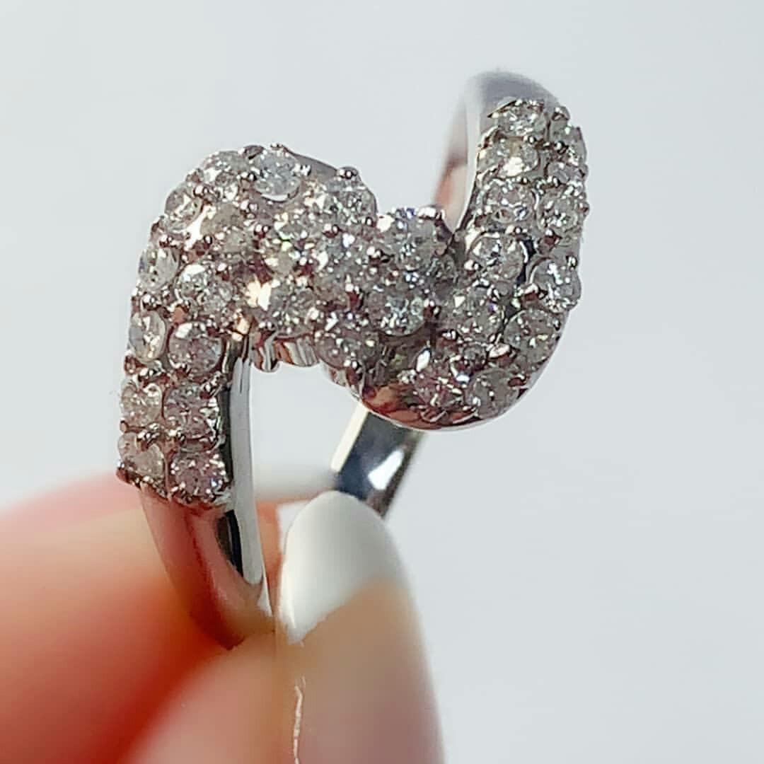 PT900 with .50ct diamond ring Women s Fashion Jewelry