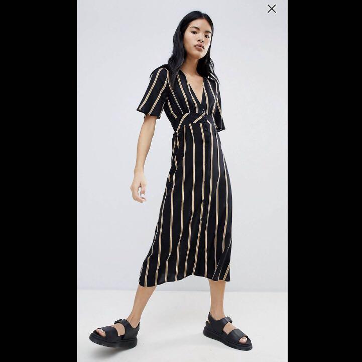 Pull and bear outlet midi dress