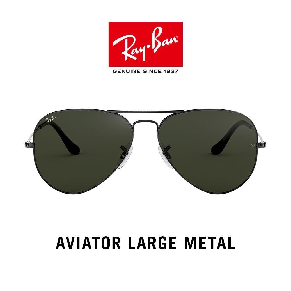 Ray Ban Black Aviator Rb3025 L23 Men S Fashion Watches Accessories Sunglasses Eyewear On Carousell