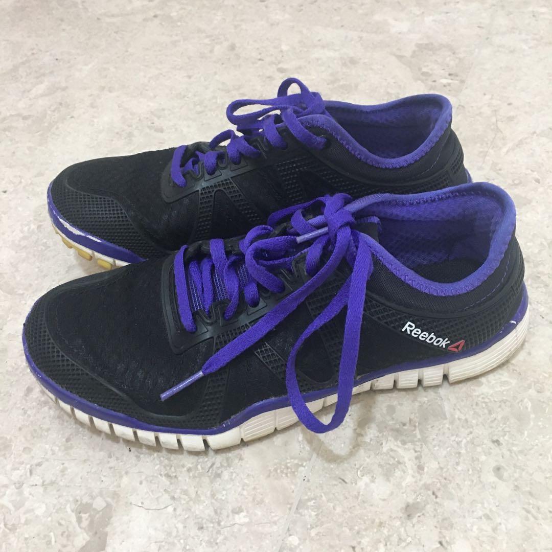 Reebok Running Shoes Black/Purple 
