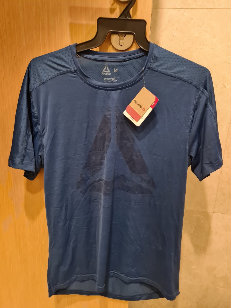 Reebok sport shirt, Men's Fashion, Tops \u0026 Sets, Tshirts \u0026 Polo Shirts on  Carousell