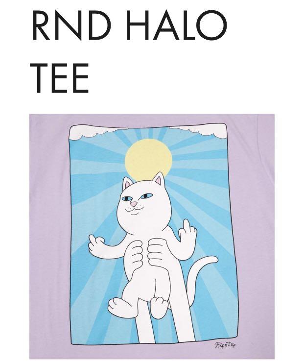 Ripndip RND Halo Tee Men s Fashion Tops Sets Tshirts Polo Shirts on Carousell