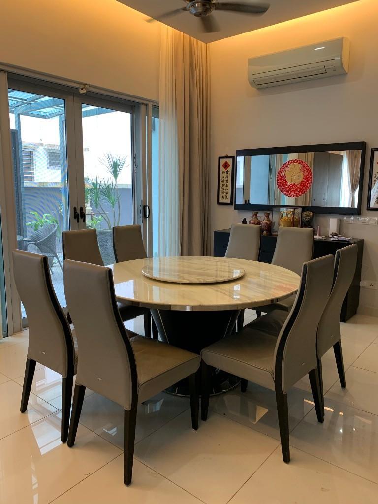 Rozel marble dining table hot sale