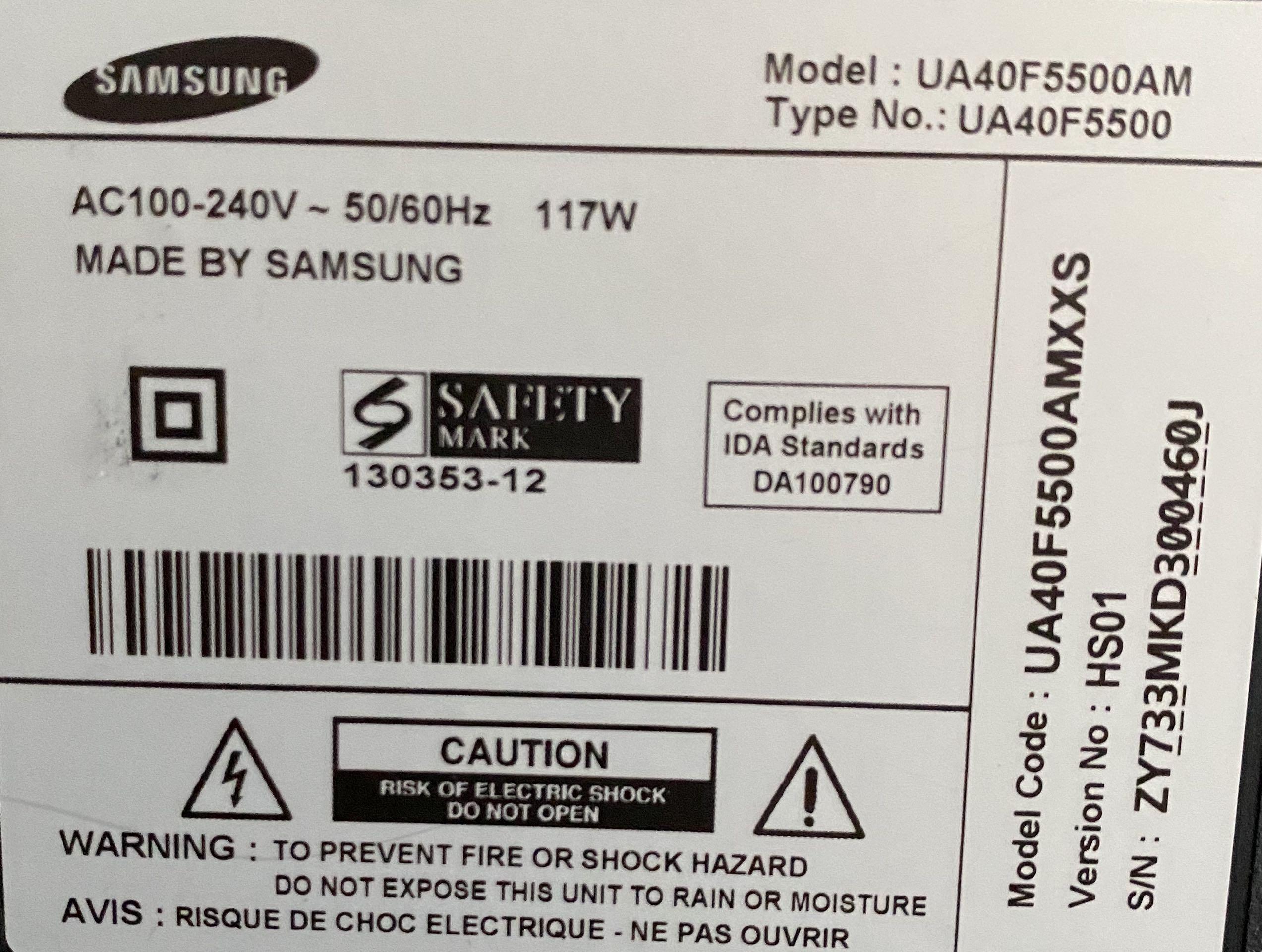 Samsung 40 inch Smart TV stand, TV & Home Appliances, TV & Entertainment, TV Parts & Accessories