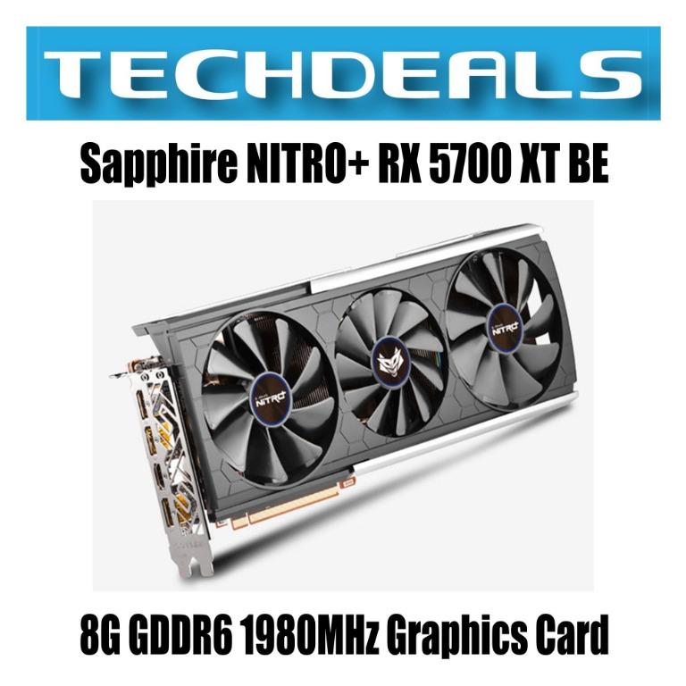 Sapphire Nitro Rx 5700 Xt Be 8g Gddr6 1980mhz Graphics Card Electronics Computer Parts Accessories On Carousell
