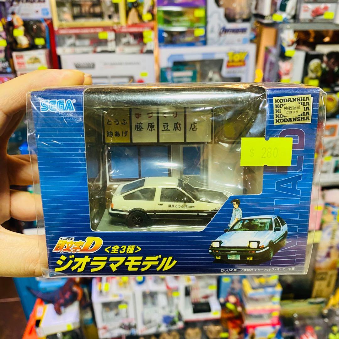 Sega 頭文字d 景品藤原拓海豐田ae86 連藤原豆腐店場景toyota Ae 86 玩具 遊戲類 玩具 Carousell