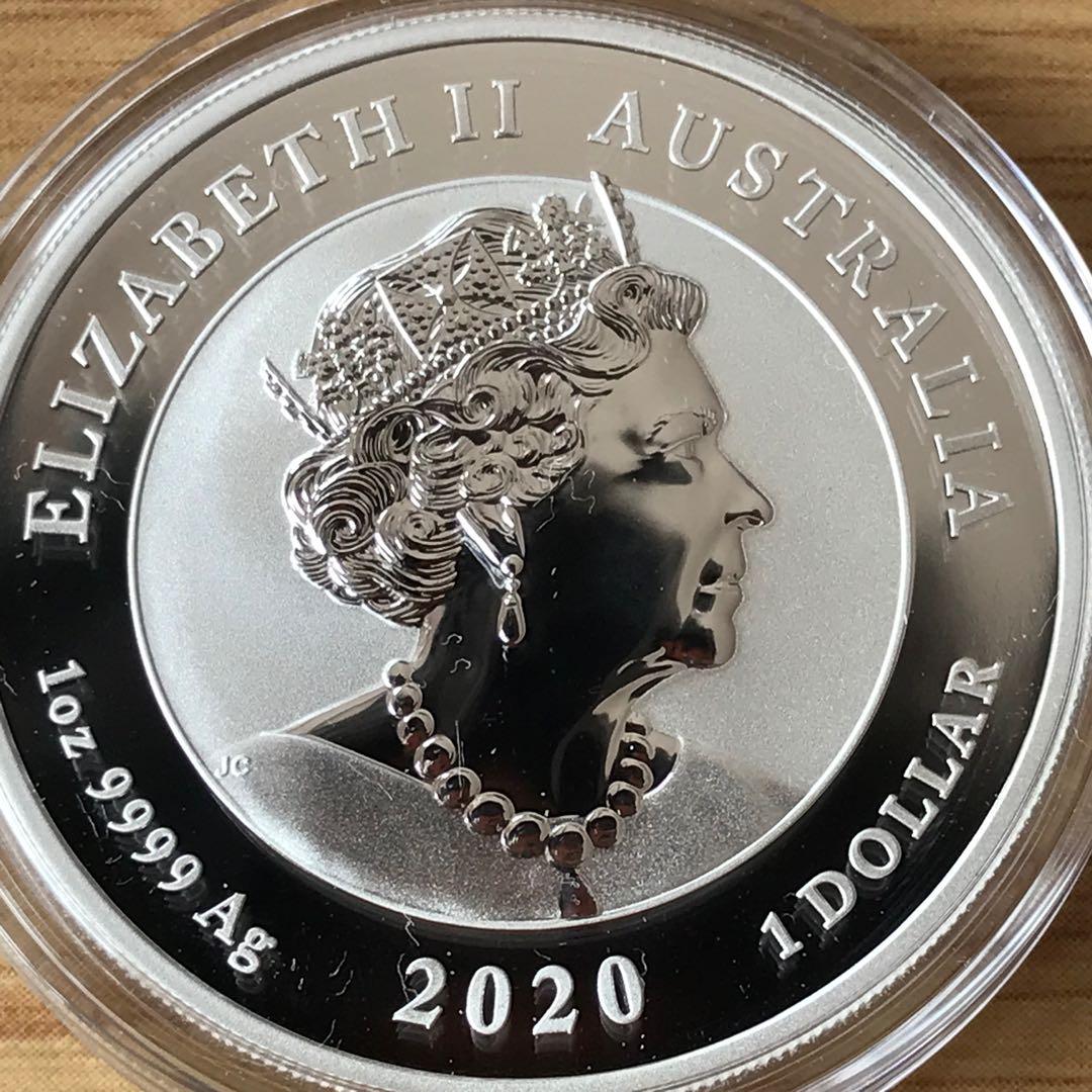 2020 1 oz Australia Guardian Lions (Double Pixiu) .9999 Silver Coin BU ...
