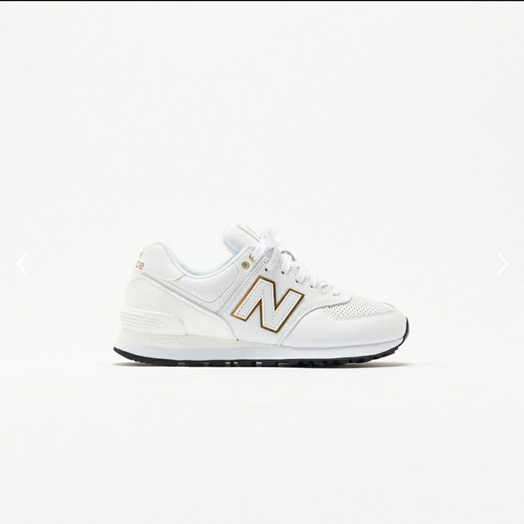 new balance metallic 574 sneakers