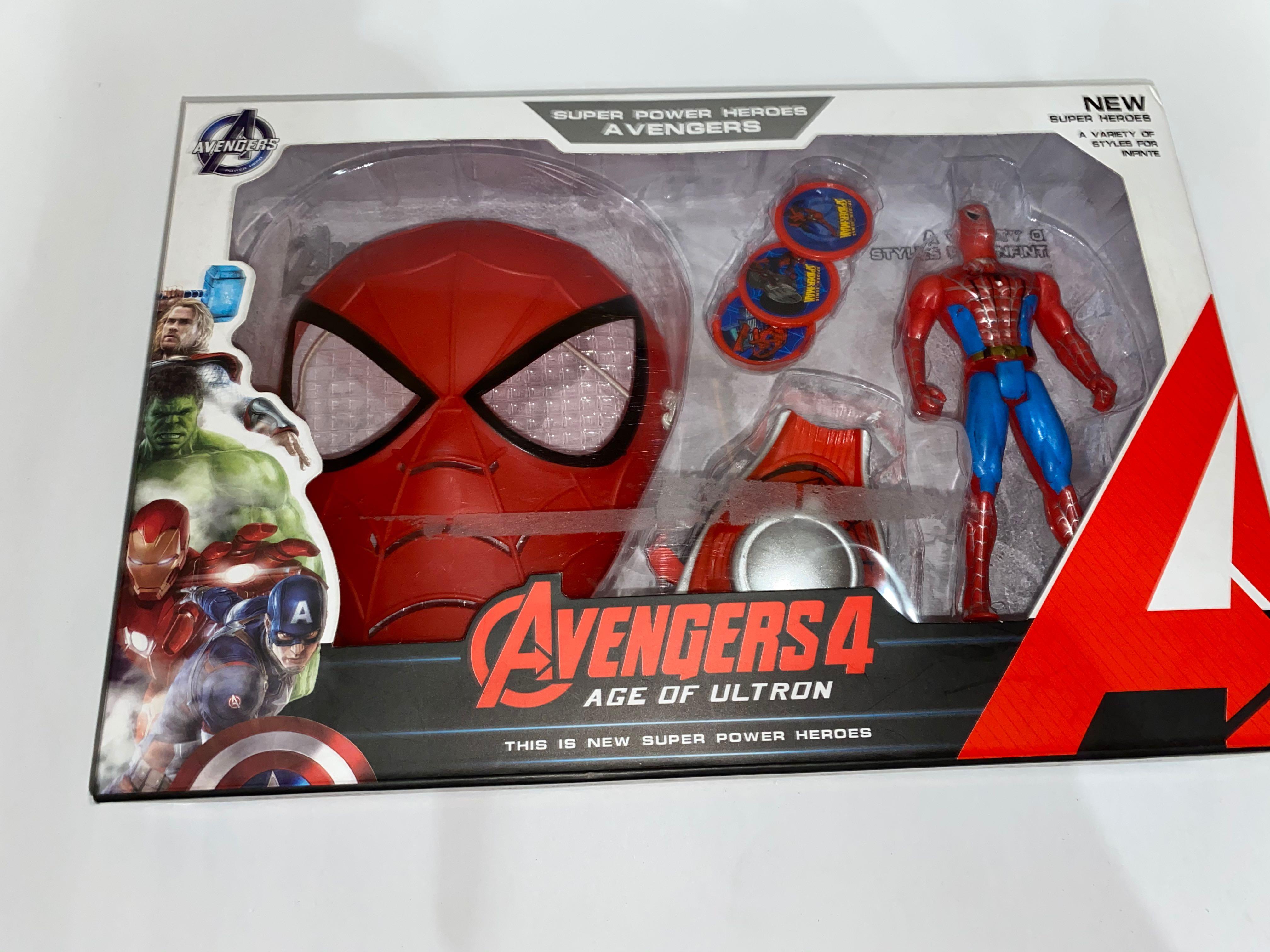 spiderman toys and clothes