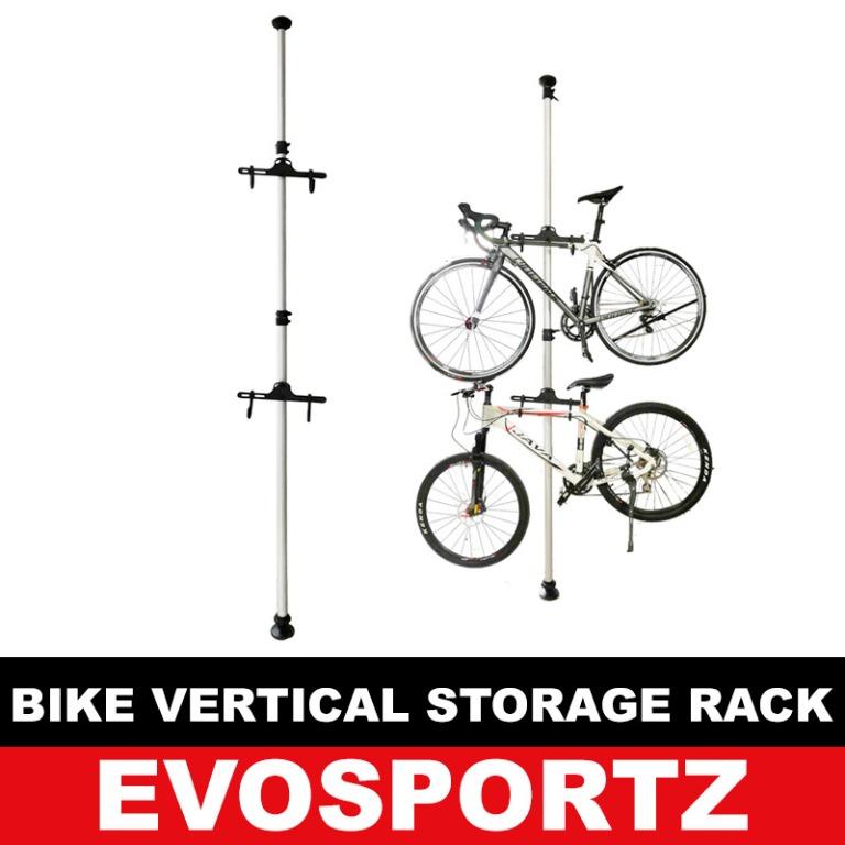 2 bike vertical stand