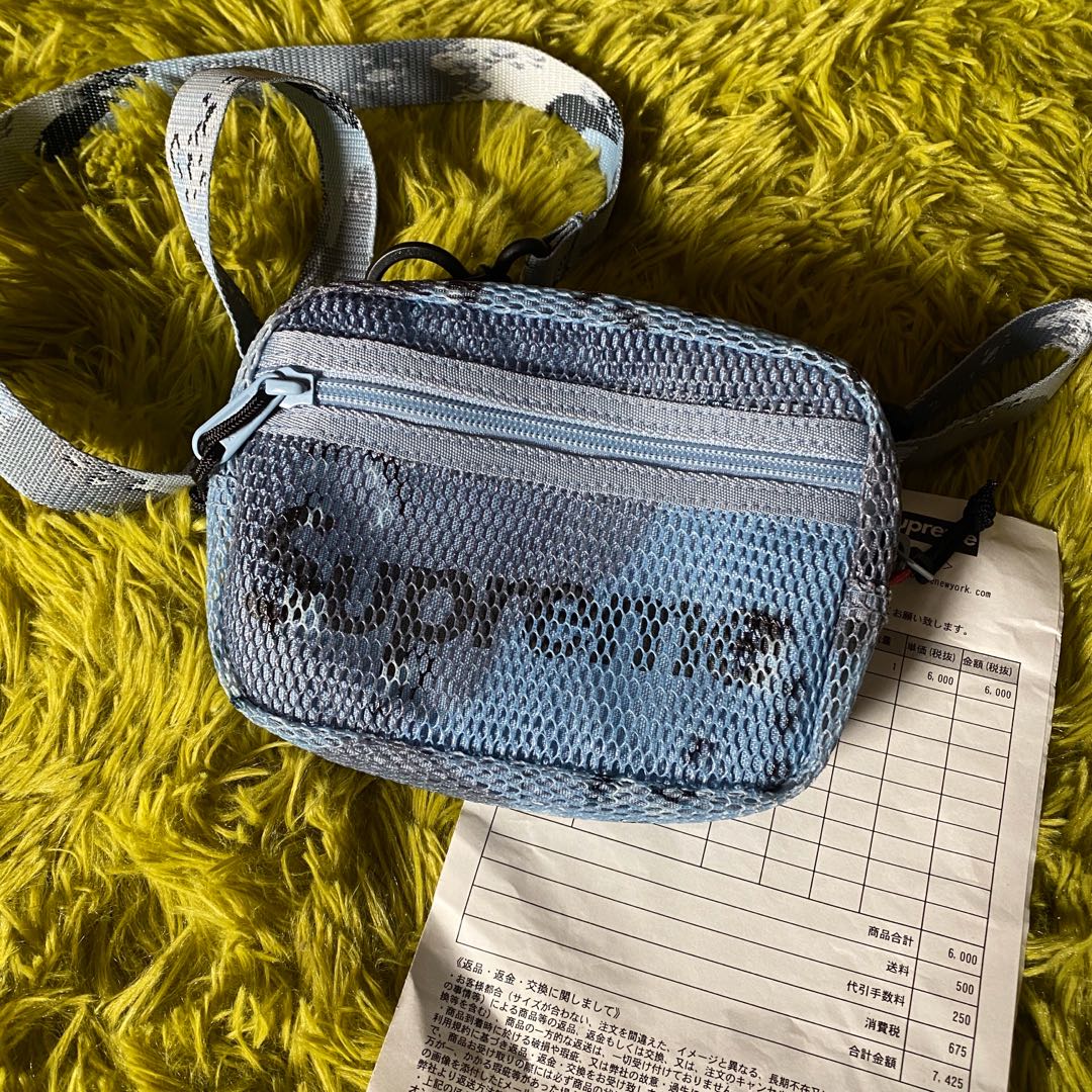 Supreme Ss20 Shoulder Bag Blue Camo