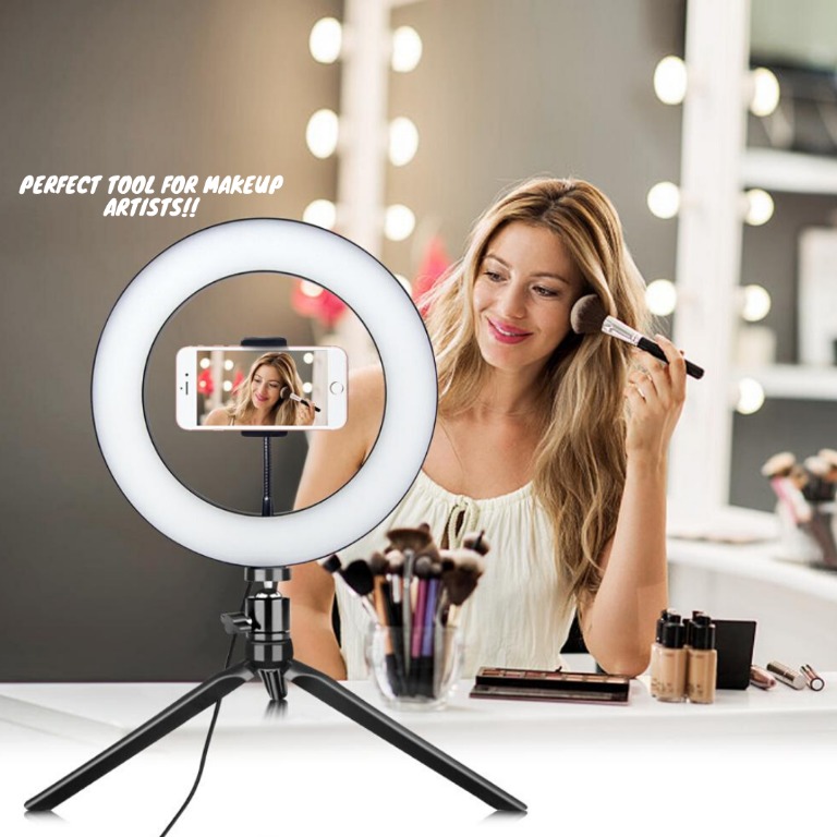 Table-Top LED Diva Ring Light Kit 