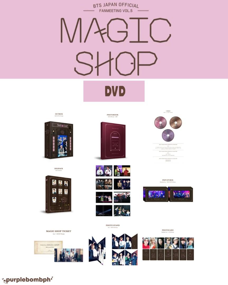 BTS JAPAN FANMEETING MAGIC SHOP DVD