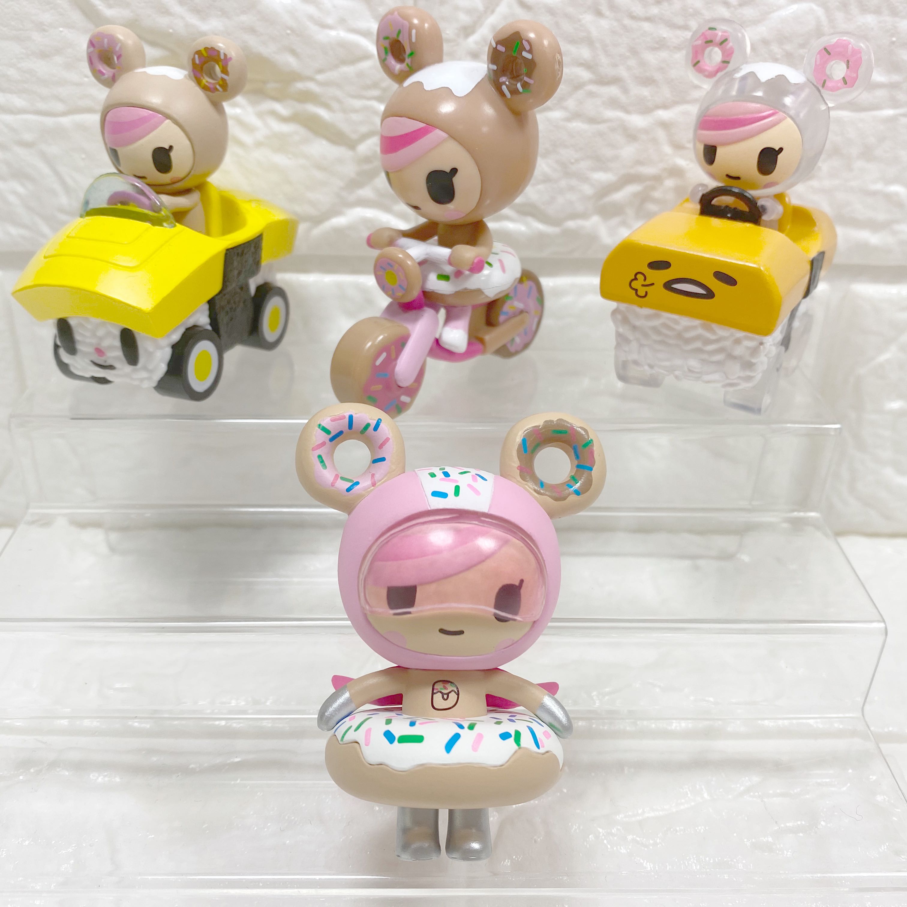 DONUTELLA SUSHI CAR 3" Mini Vinyl Figure Toy Tokidoki GUDETAMA SERIES 1 