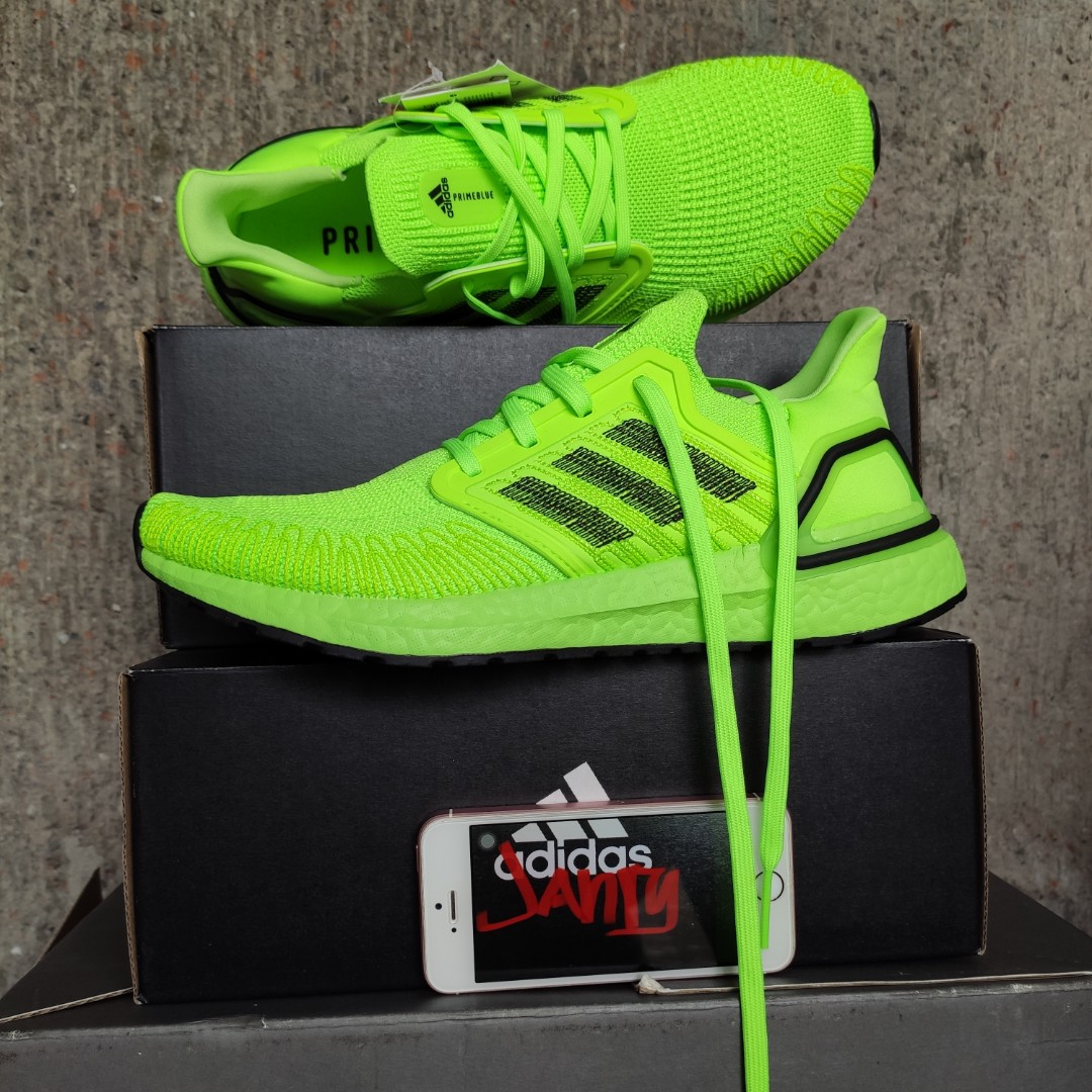 adidas ultra boost 20 signal green