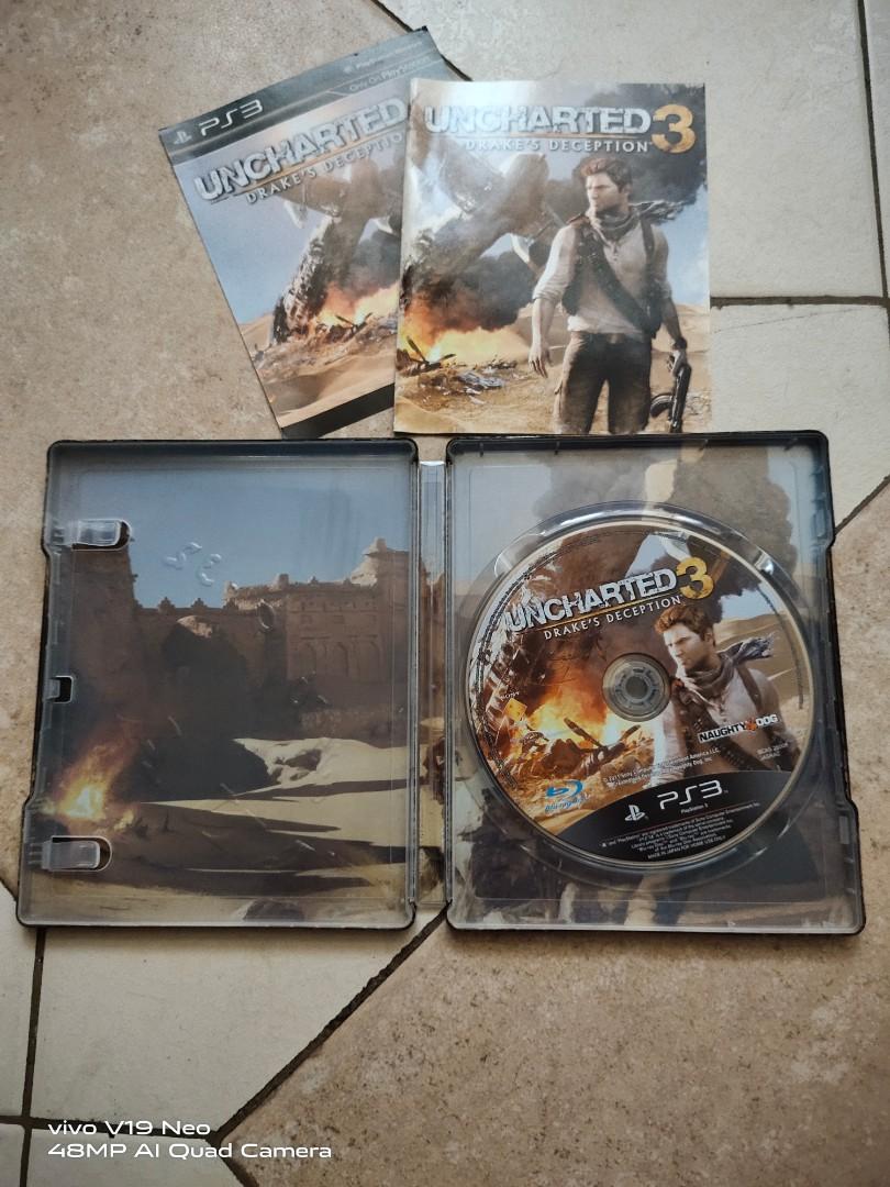 Uncharted 3 Drake's Deception [ Collector's Edition STEELBOOK ] (PS3) USED