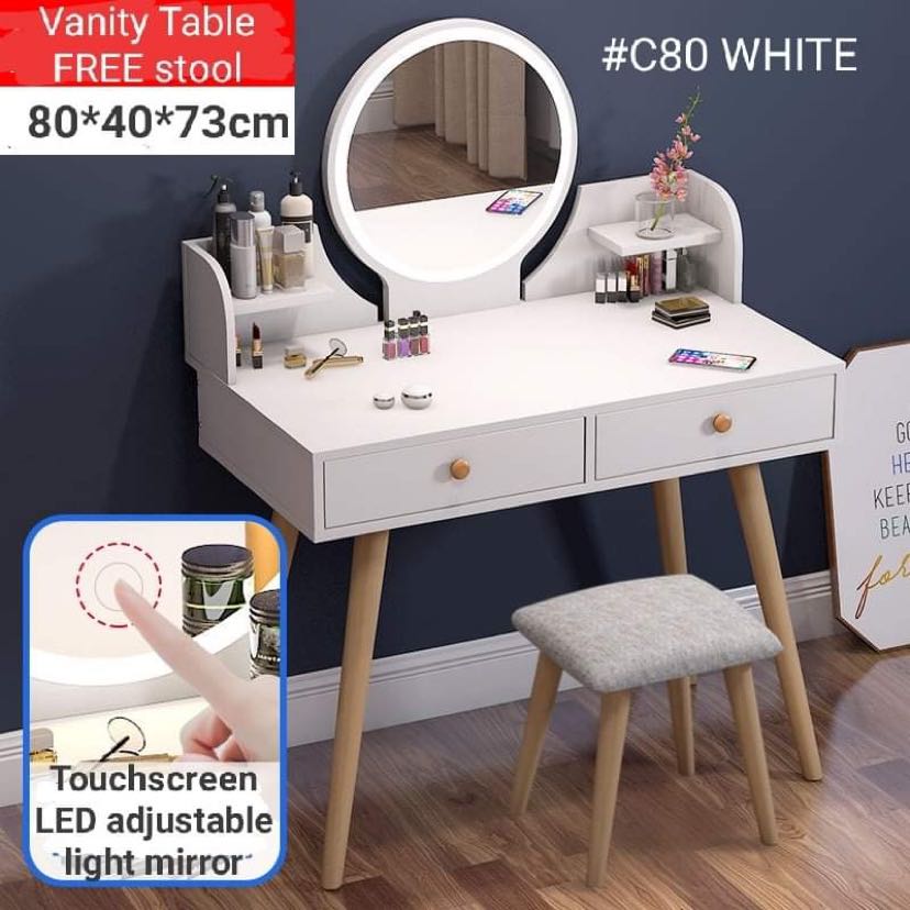 vanity sets with mirror and lights