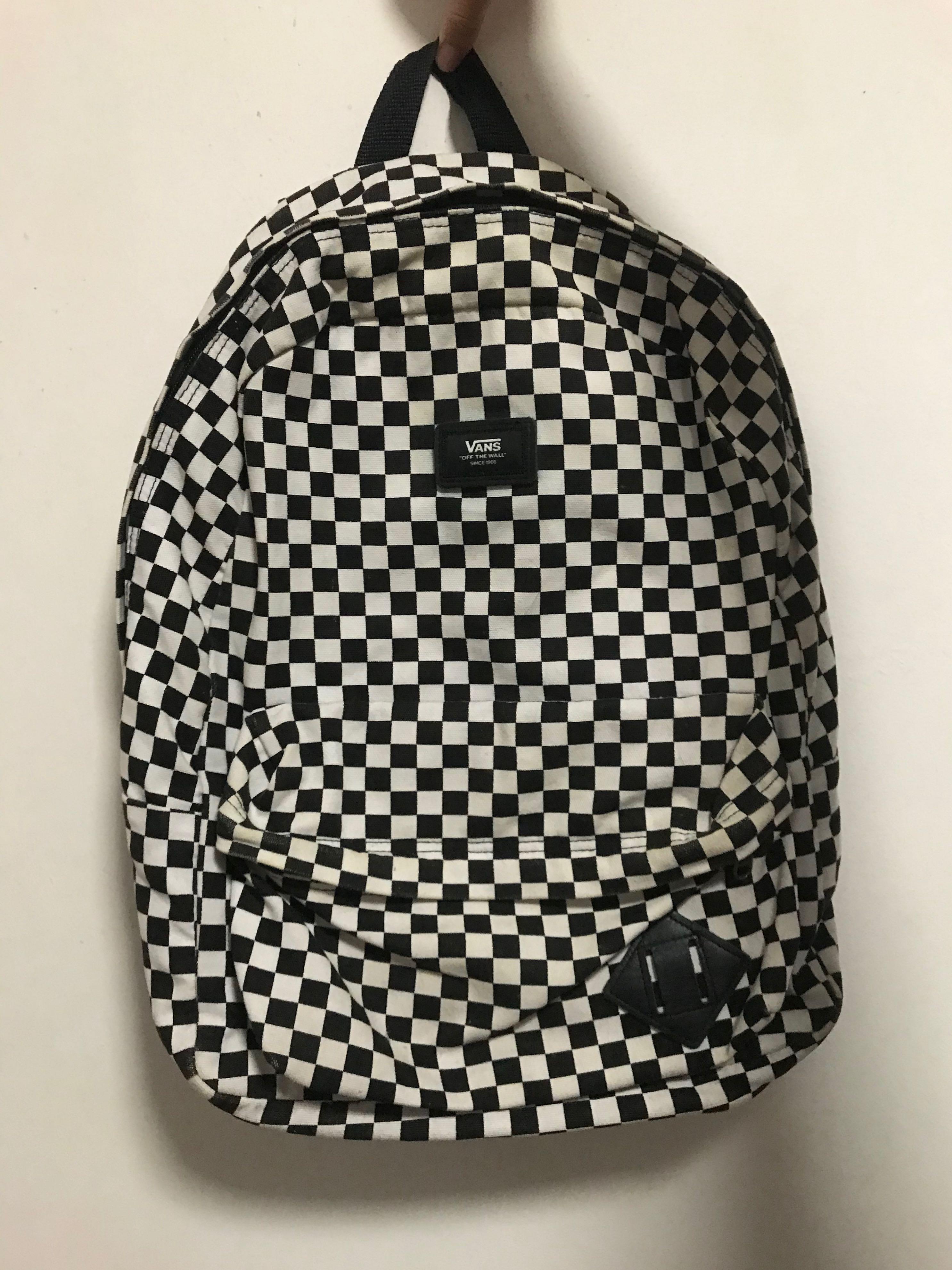 vans checkered bag