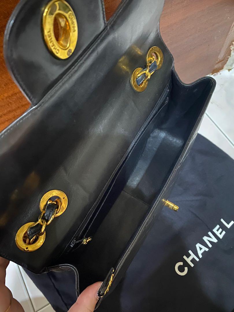 Vintage Chanel 24k gold hardware jumbo maxi XL bag