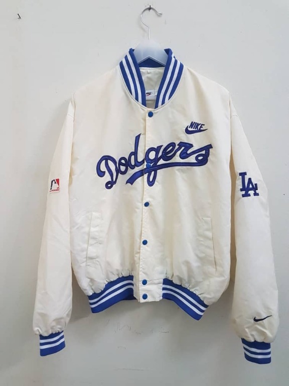 Vintage NIKE X DODGERS MLB varsity jacket embroidered