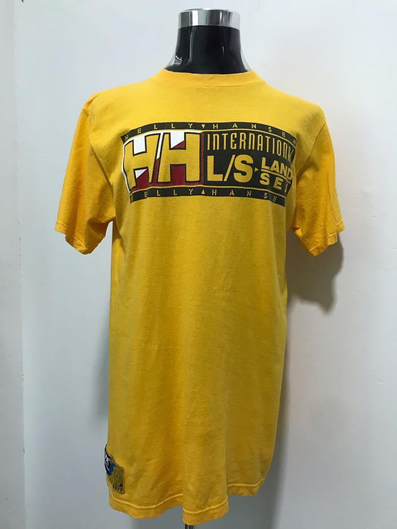 Vintage Helly Hansen Internationals Land Sea T Shirt Men S Fashion Clothes Tops On Carousell
