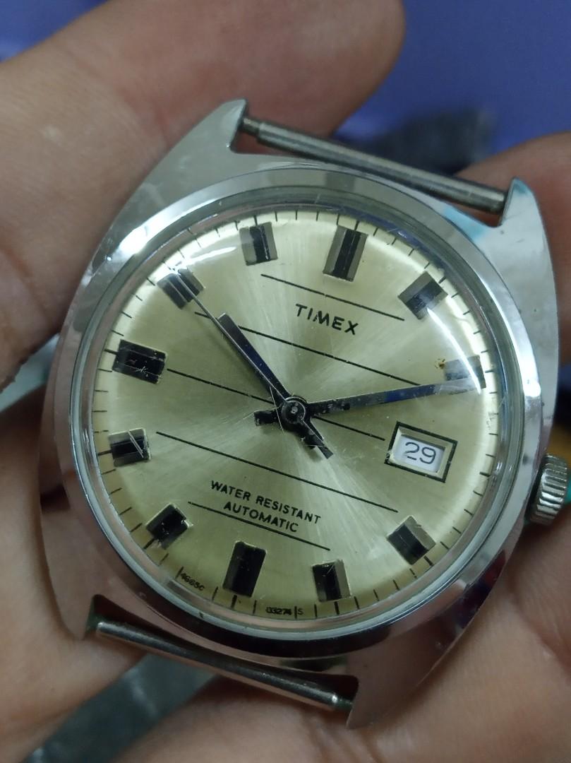 vintage timex automatic watch