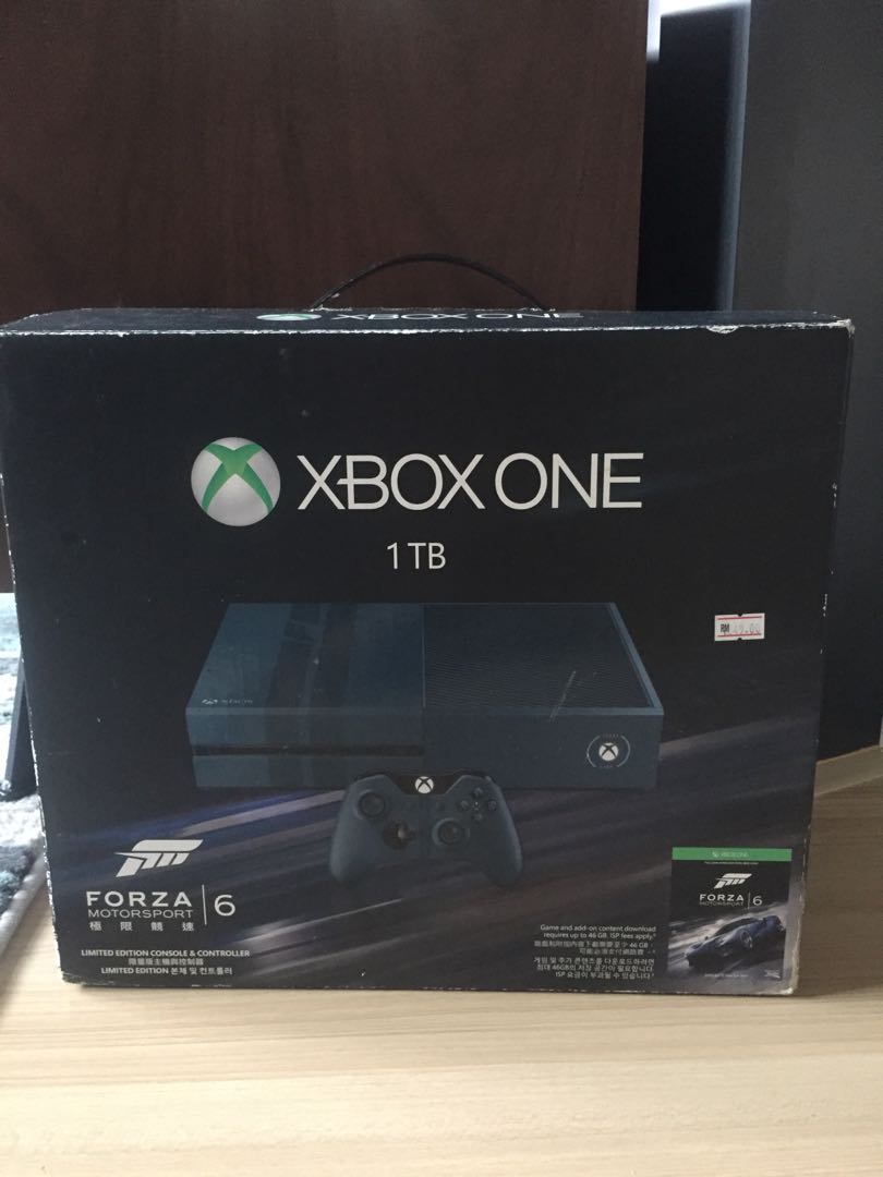 Xbox one forza 6 limited edition outlet 1tb bundle