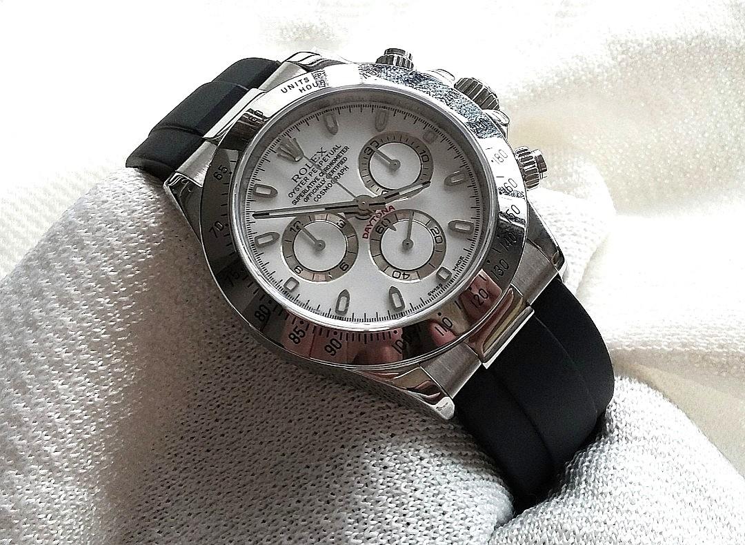 Genuine rolex shop leather strap price