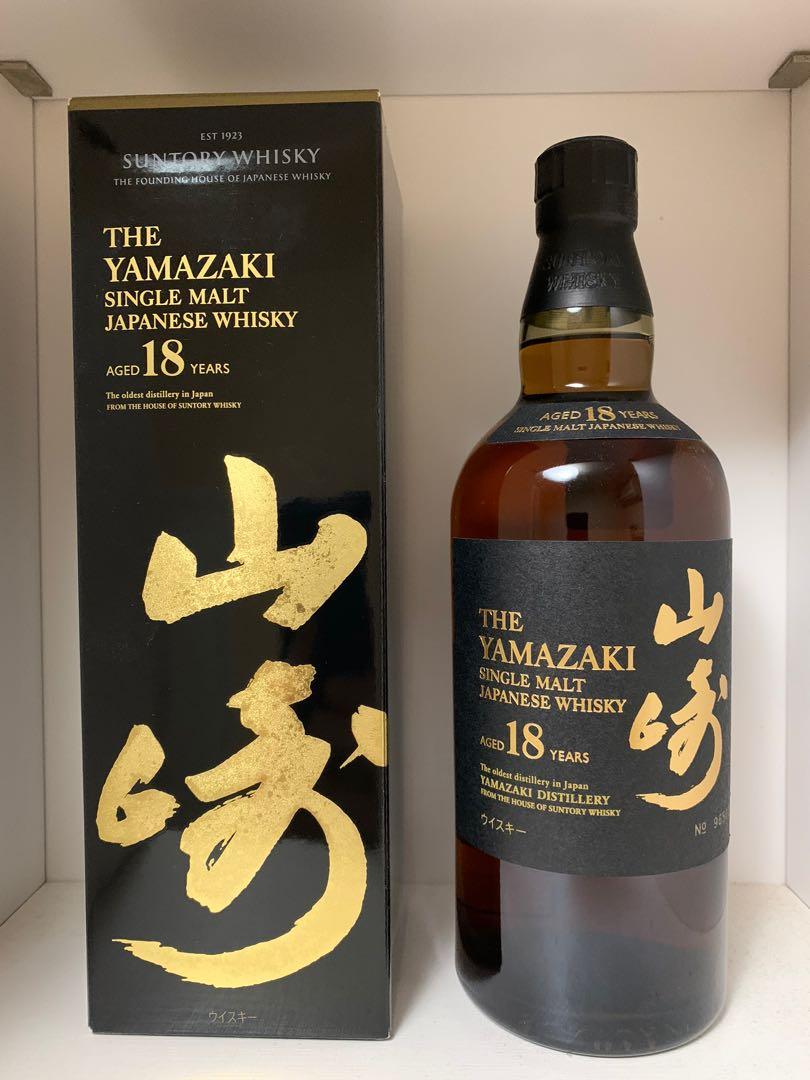 日本三得利山崎18年Yamazaki 18 Whisky 調和威士忌700ml (有盒新版