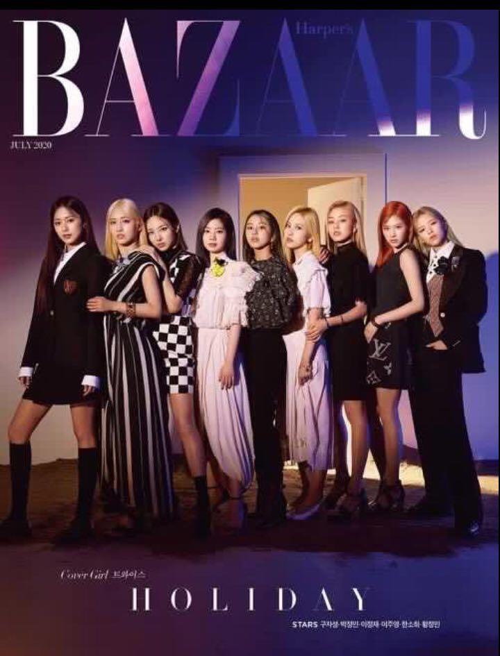 Twice全員cover Harper S Bazaar July Issue 韓流 Carousell