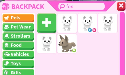 Adopt Me Arctic Fox Toys Games Video Gaming In Game Products On Carousell - roblox arctic fox