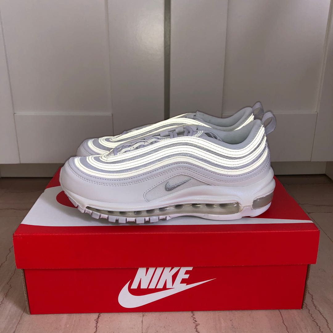 air max 97 pure platinum red