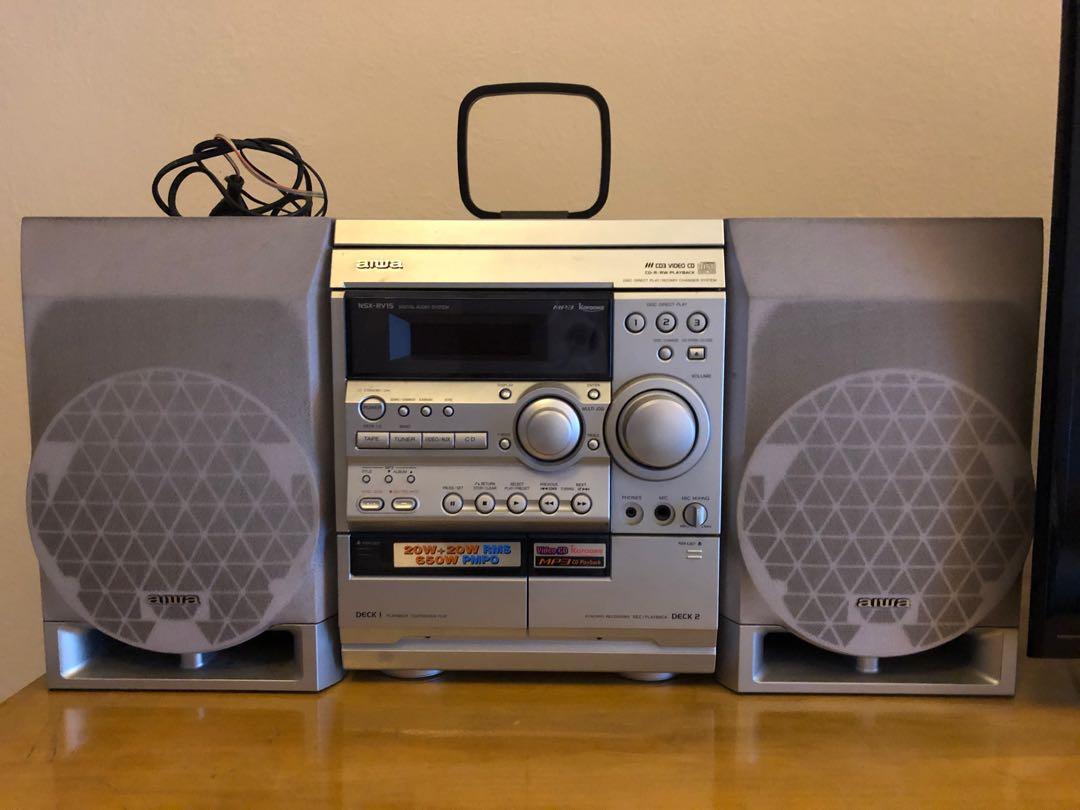 Aiwa NSX-RV15 Digital Audio System, Audio, Portable Audio Accessories ...