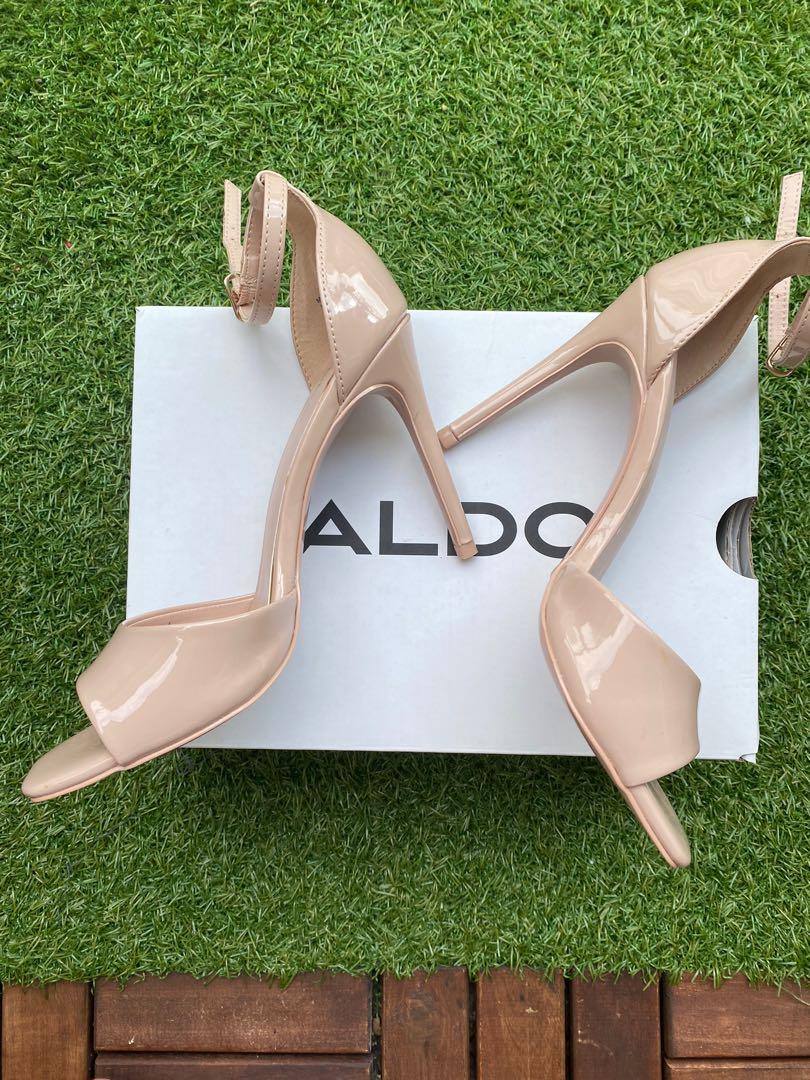 ALDO Nude patent leather heels Women s Fashion Footwear Heels