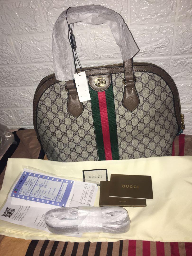helikopter fjendtlighed illoyalitet AUTHENTIC GUCCI ALMA ❤️, Luxury, Bags & Wallets on Carousell