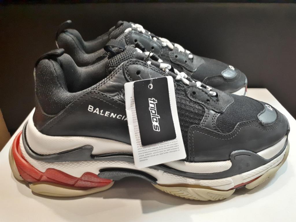 Balenciaga triple s black 2018 on sale