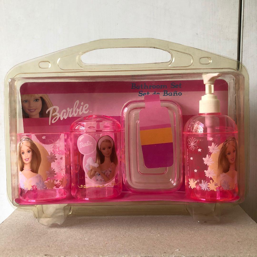 Barbie bath to beauty bathroom store set