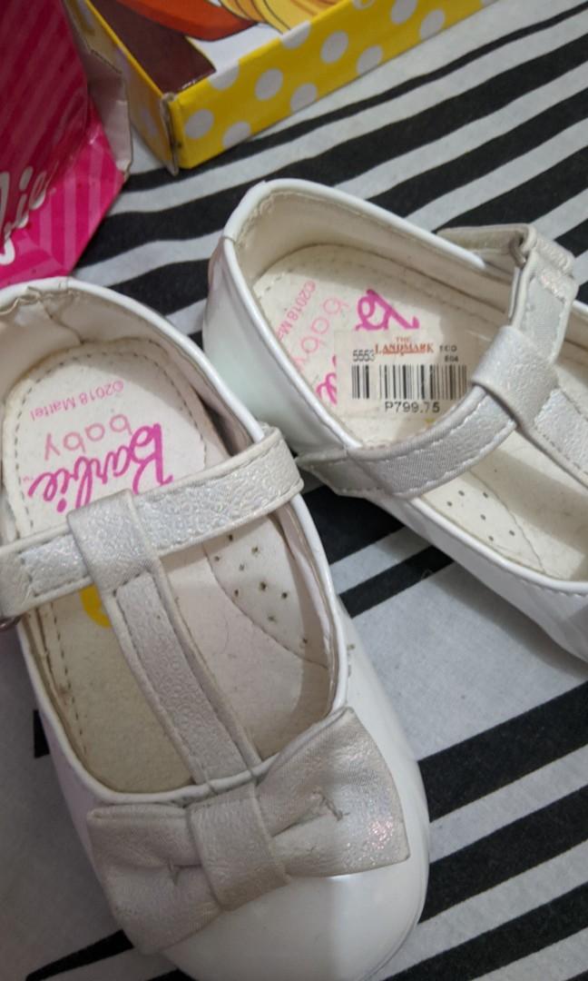Barbie white shop shoes