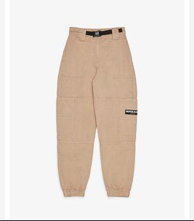 Bershka Cargo Trousers with Belt