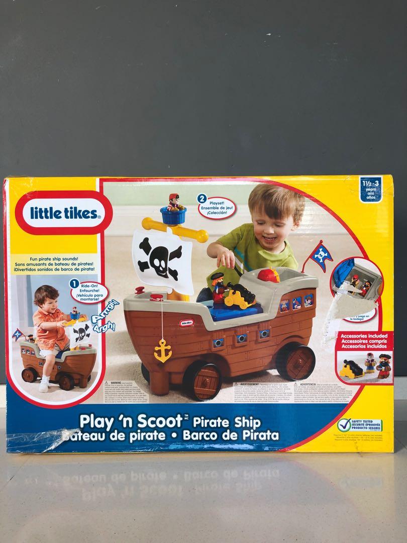 little tikes play and scoot pirate ship