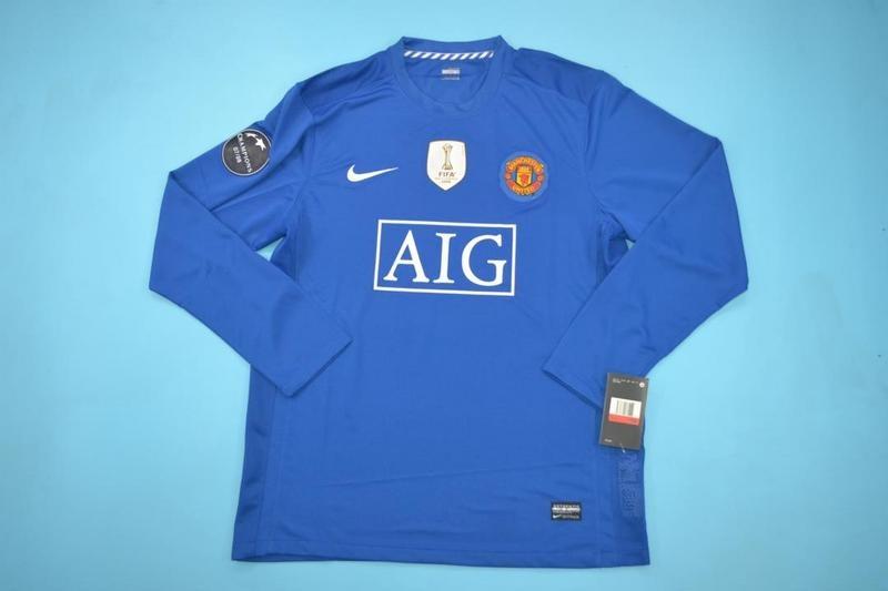 Brand New With Tag Manchester United 2008 Nike Long Sleeves Third Retro Football Jersey Sports Sports Apparel On Carousell
