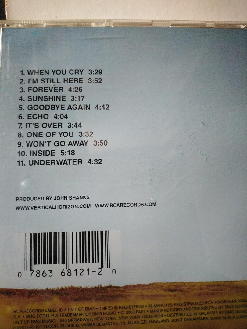 Cd Vertical Horizon Go Music Media Cd S Dvd S Other Media On Carousell cd vertical horizon go