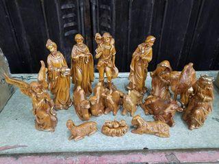 Ceramics nativity set