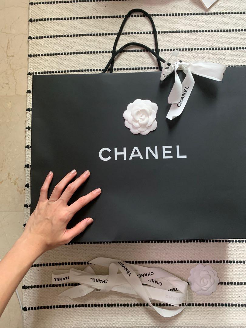 Chanel paper sales bag 2019