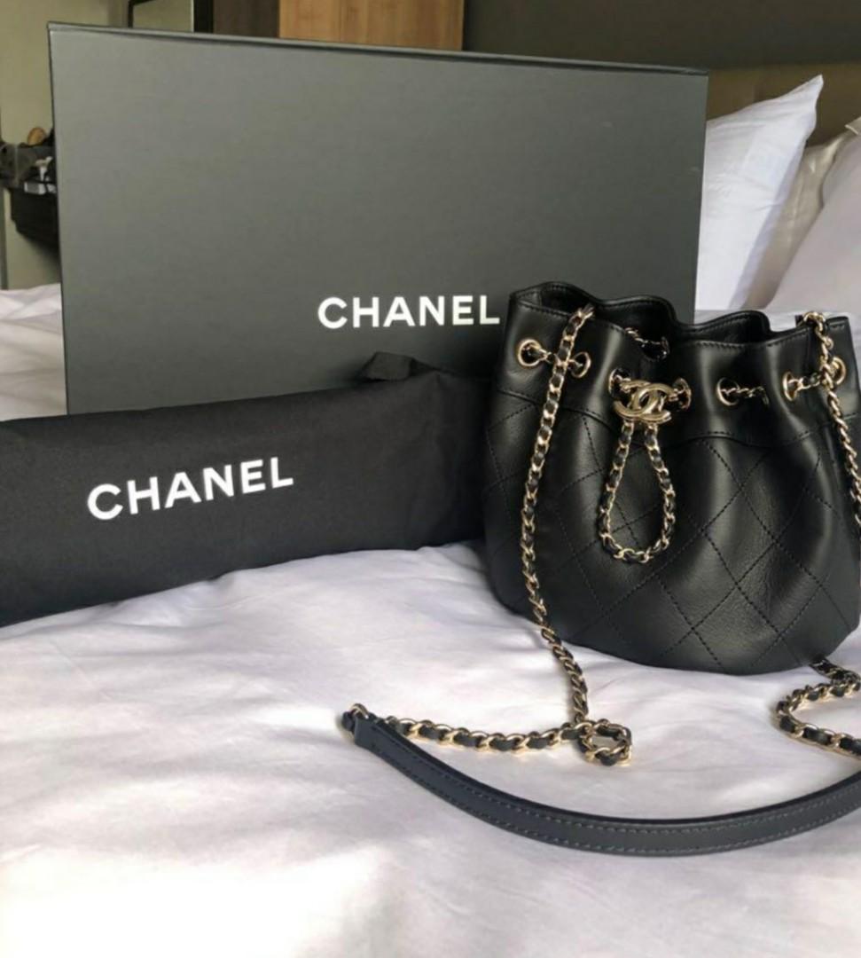 Chanel small bucket bag, Luxury, Bags & Wallets on Carousell