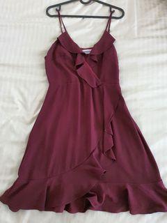 Chiffon Ruffle Dress
