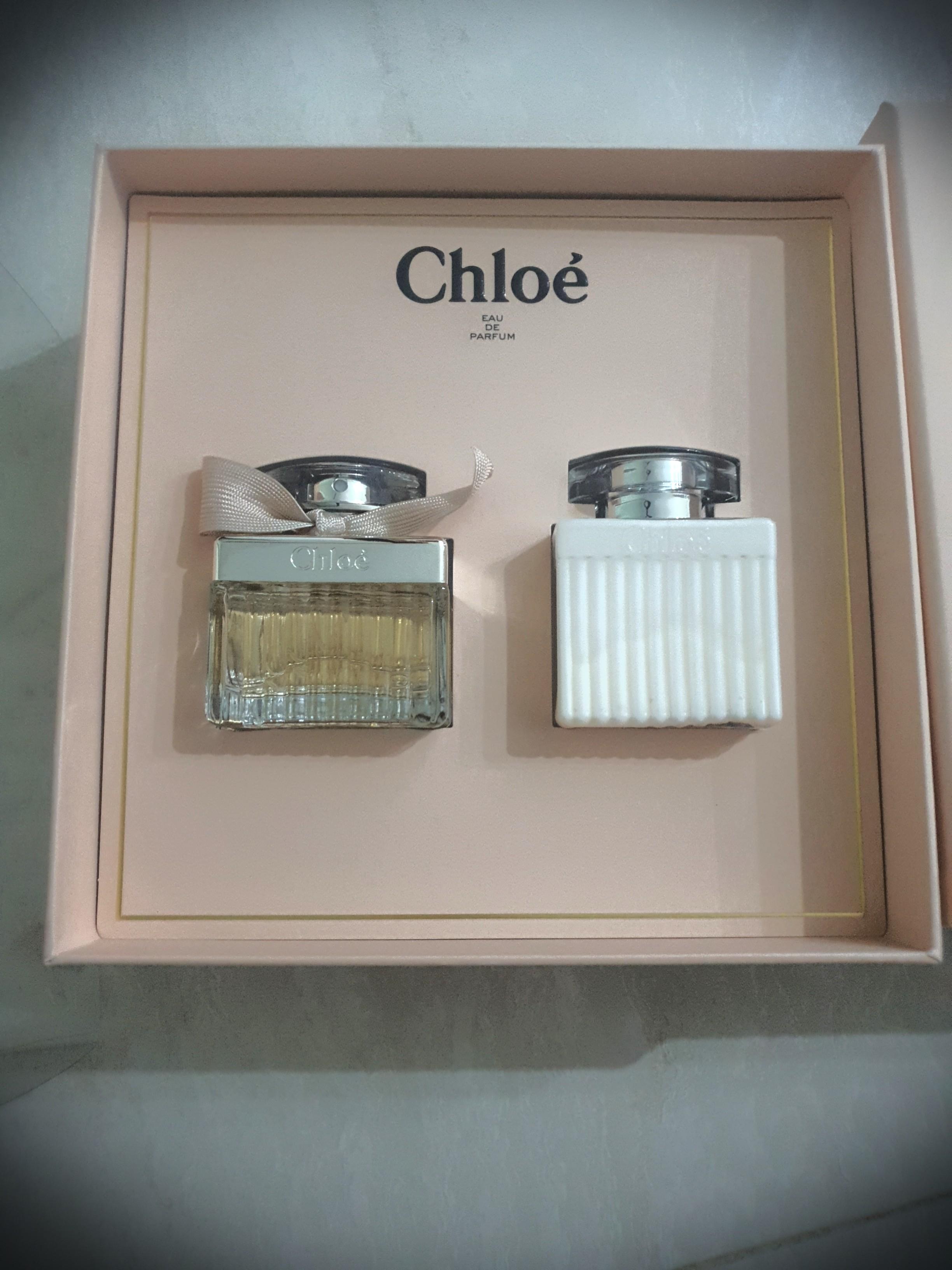 Chloe gift set 50ml EDP and 100ml body lotion