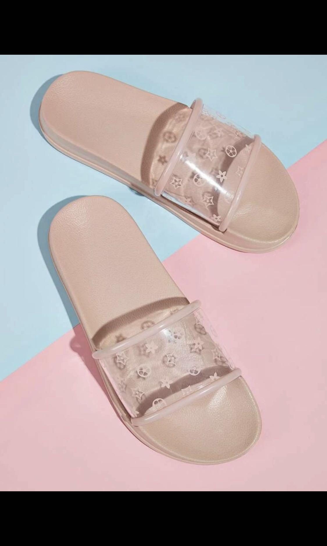 clear slippers